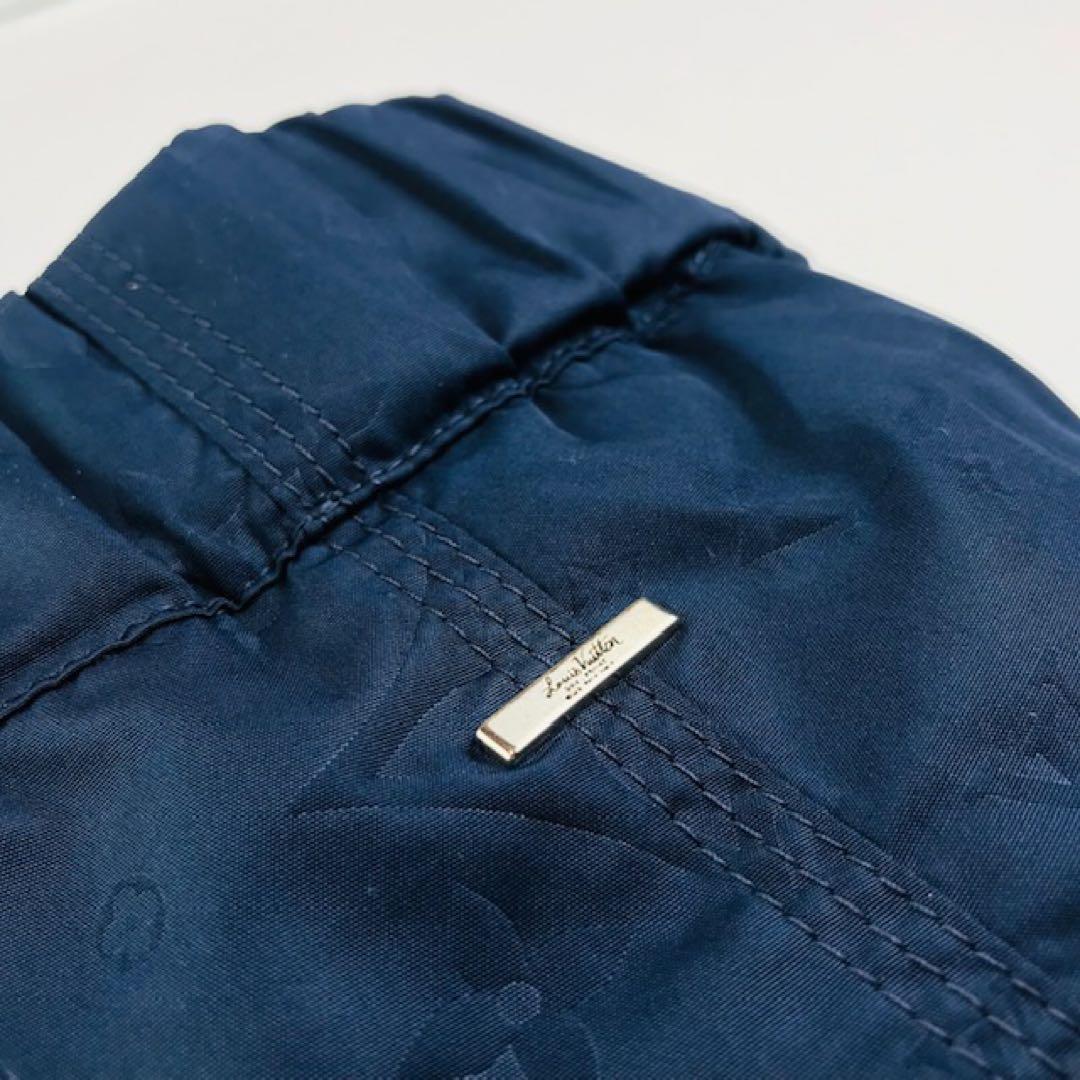 美品★ルイヴィトン・モノグラム総柄 3Dポケット付 スイムパンツ(S)