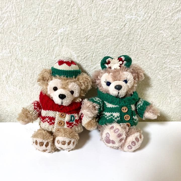 専用】ディズニーシーダッフィー クリスマス シェリーメイ ぬいぐるみ ストラップ