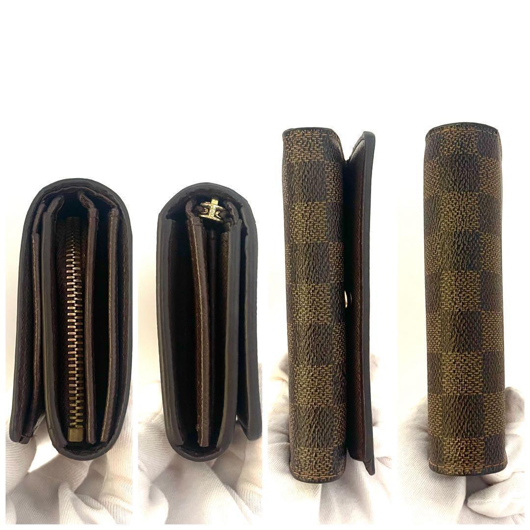 セール✨　ルイヴィトン 財布　折財布　ダミエ　ポルトフォイユ　トレゾール　箱付き