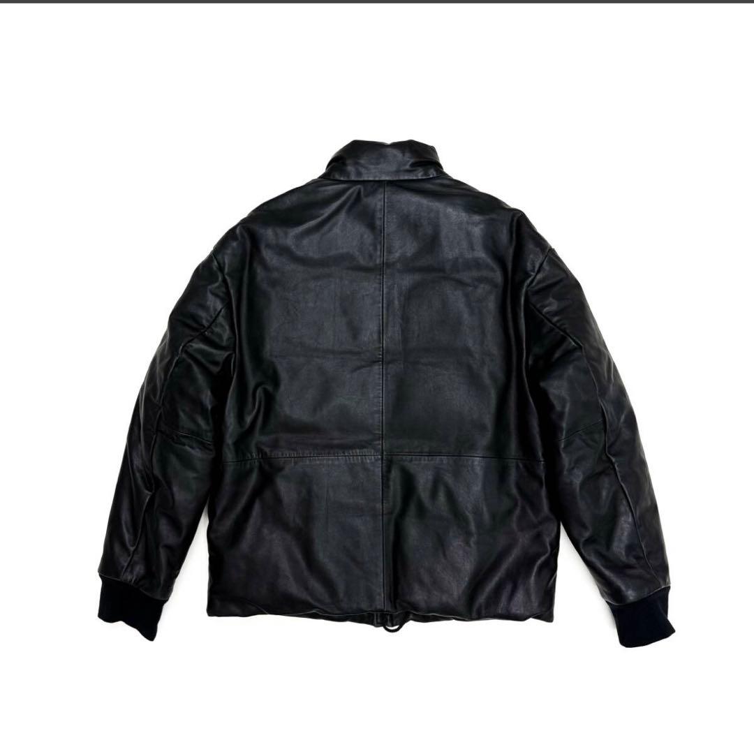 Donna Karan new york レザーダウンジャケット