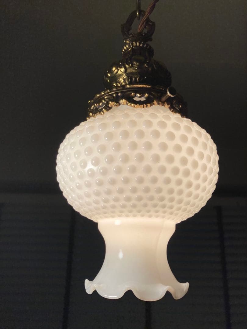 【専用】　フェントン　ハンギングランプ　アンティーク