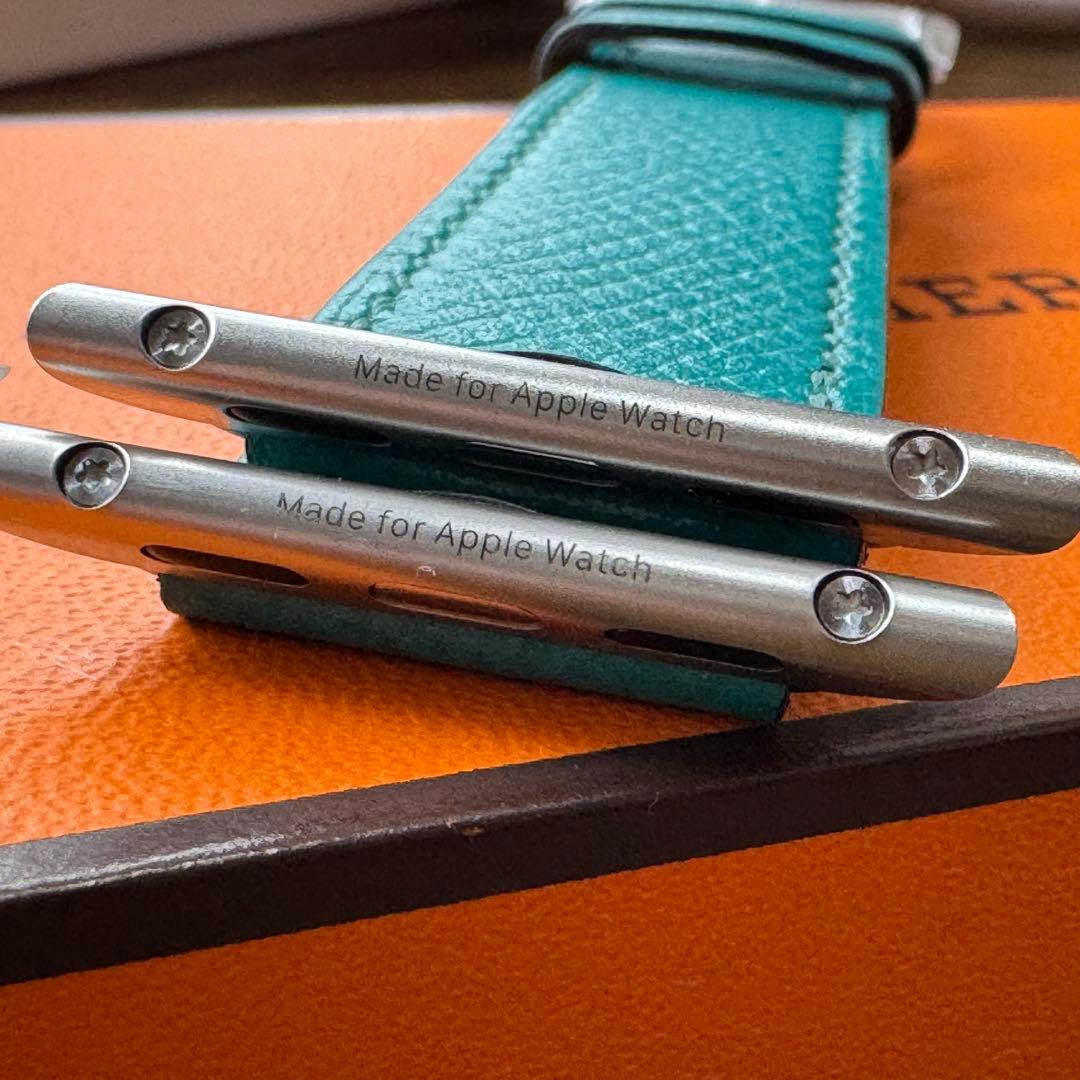 2380 Apple Watch エルメス　ターコイズ　エプソン　HERMES