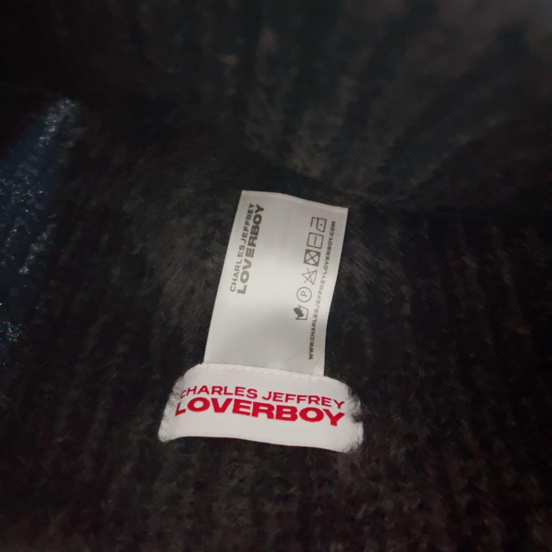 最終値下げCHARLES JEFFREY LOVERSBOY ブラックニット帽