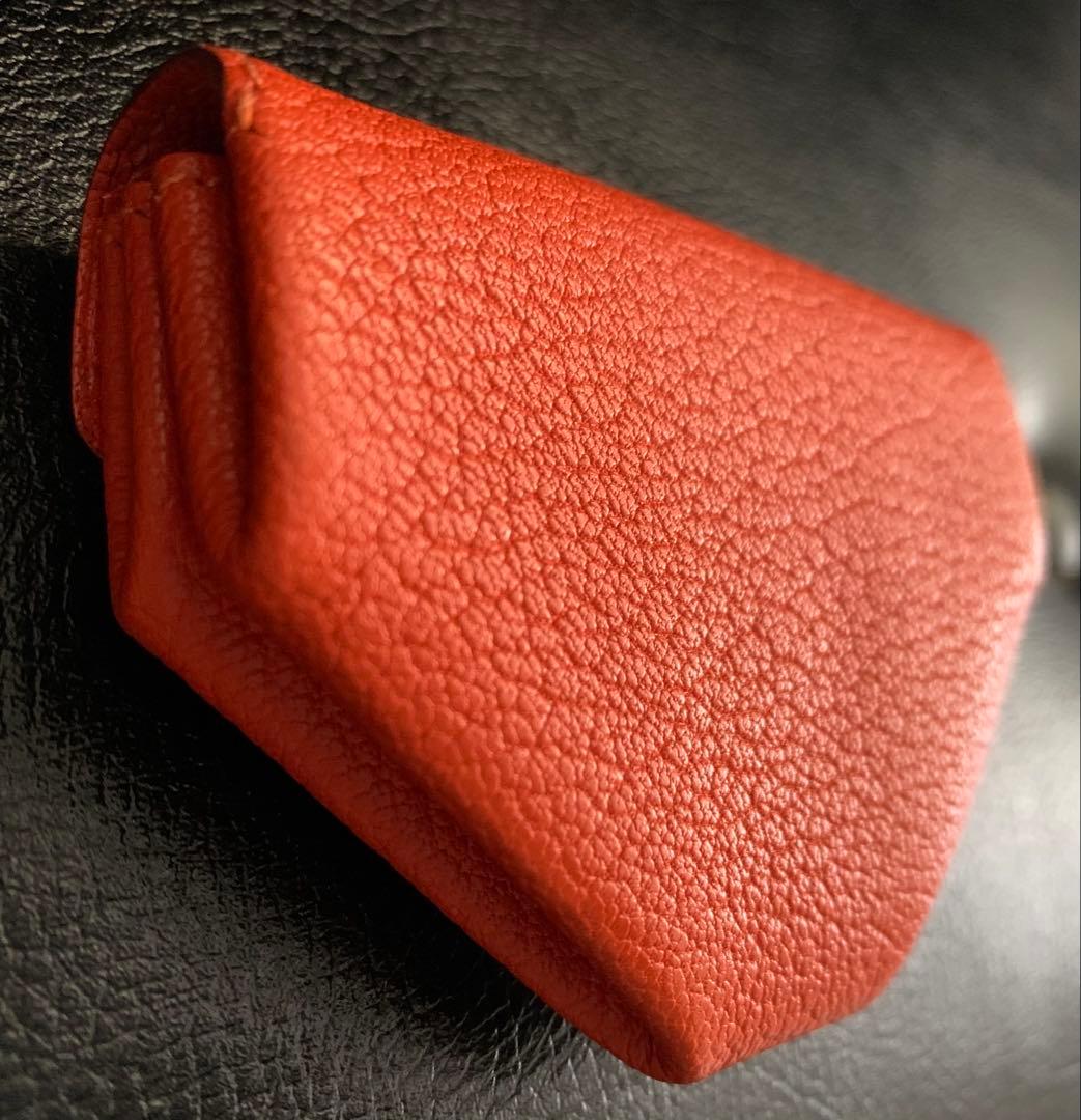 HERMES エルメス　ルヴァン　キャトル　ケース　小銭　未使用　オレンジ