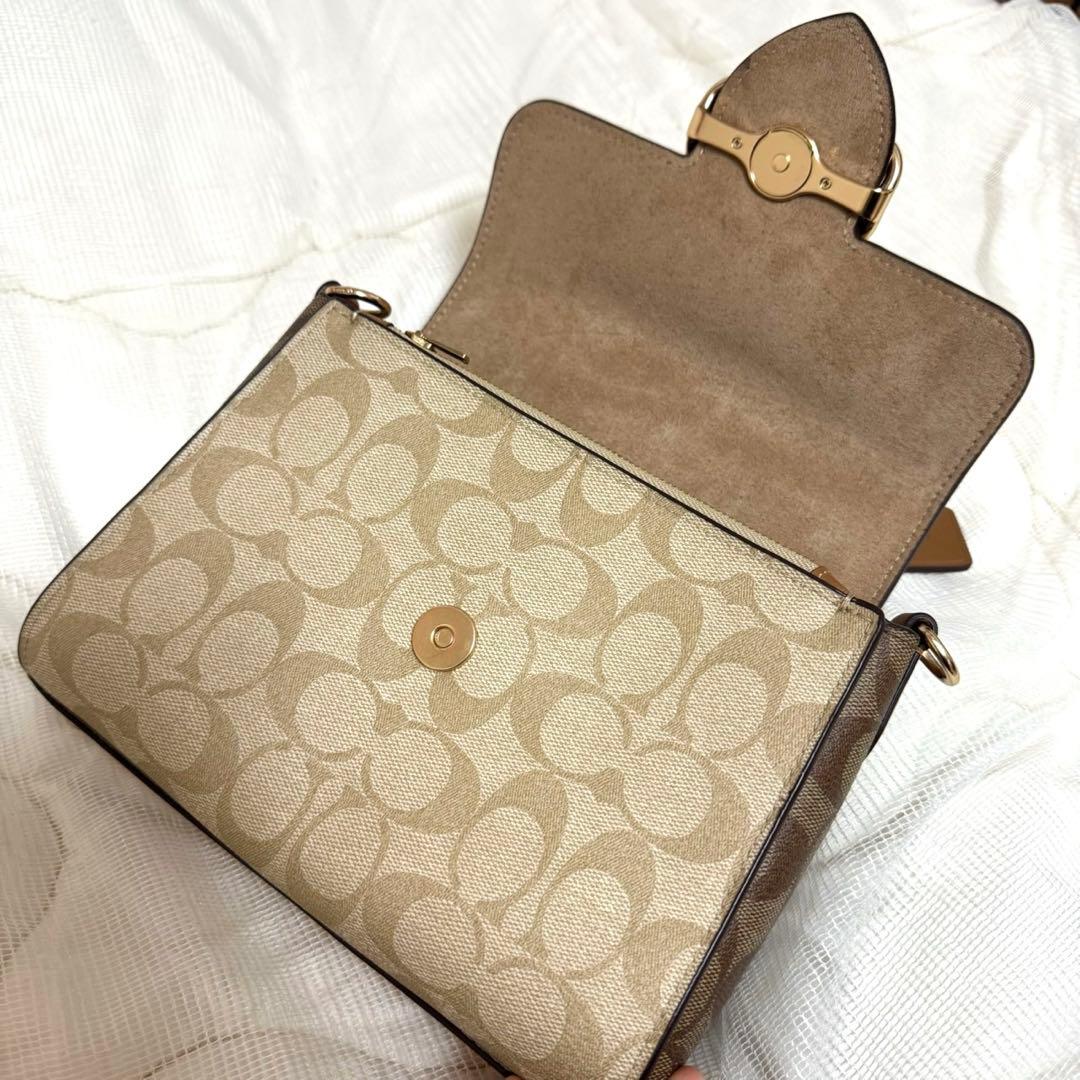 美品✨　COACH コーチ　モーガン　ショルダー　バッグ　シグネチャー