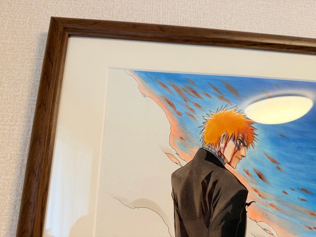 値下げ不可　額装高精細複製原画 No.1 <BLEACH EX.> 黒崎一護