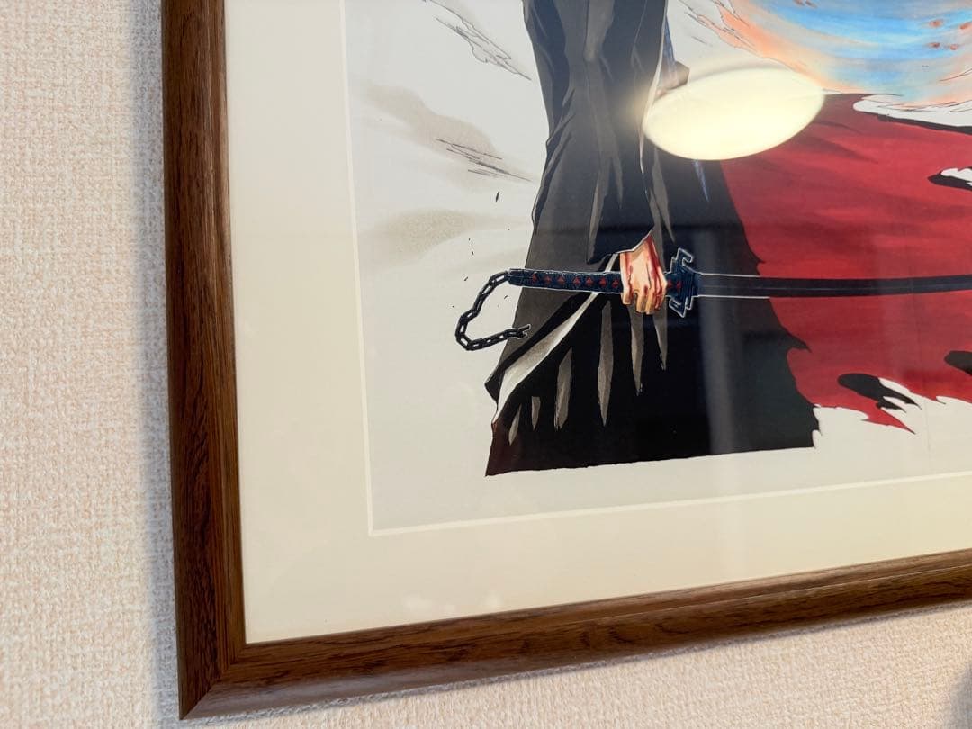 値下げ不可　額装高精細複製原画 No.1 <BLEACH EX.> 黒崎一護