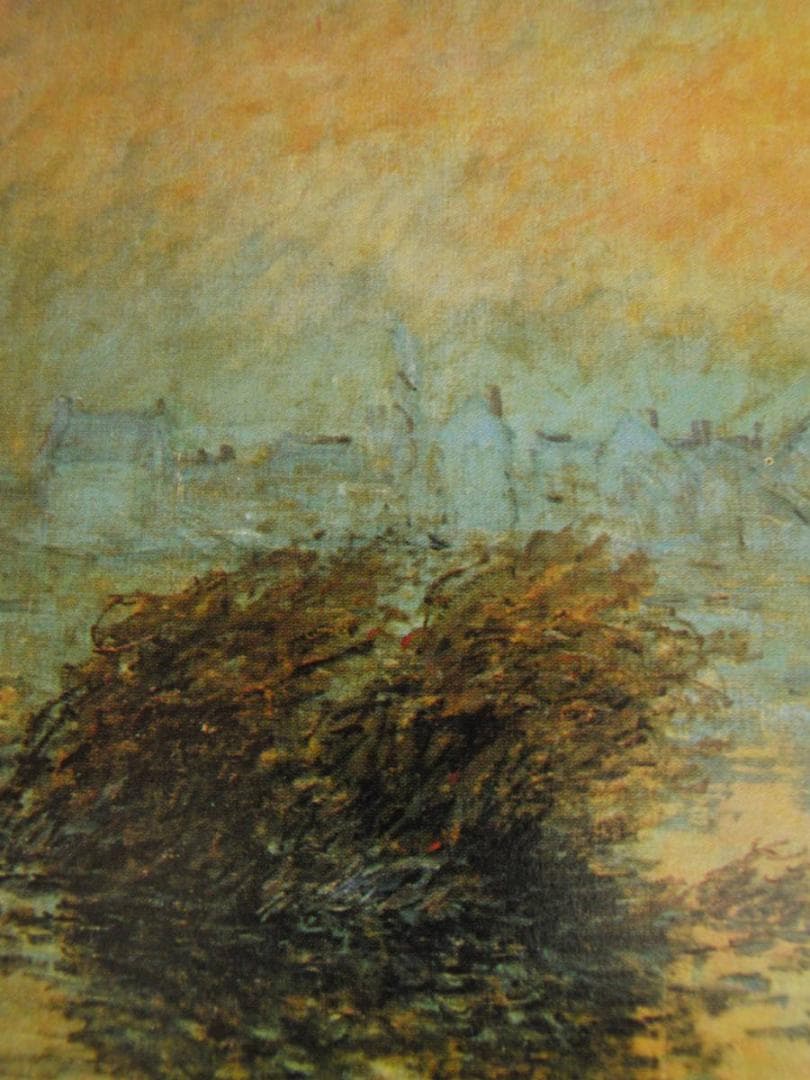 クロード・モネ「Sunset on the Seine at Lavacourt