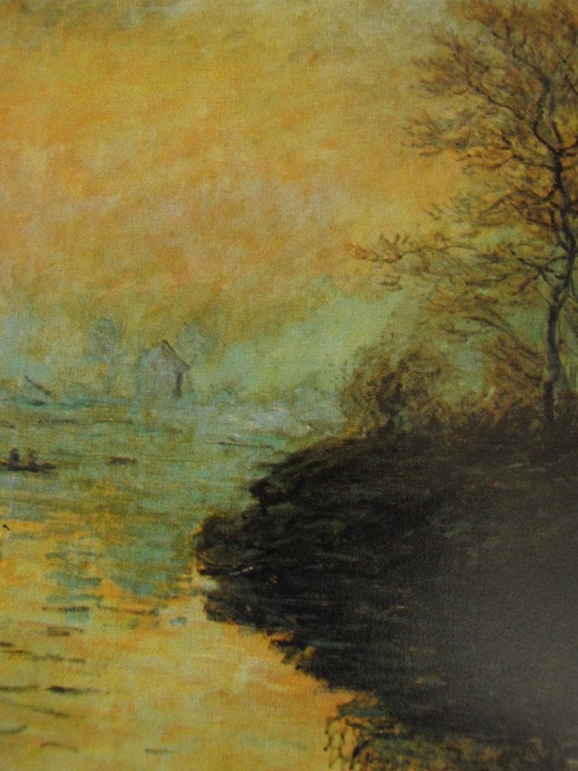 クロード・モネ「Sunset on the Seine at Lavacourt