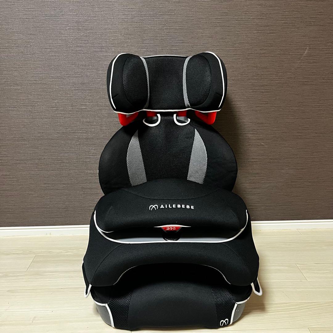 美品　エールベベ　サラッとクワトロ ST ジュニアシート　インパクトシールド