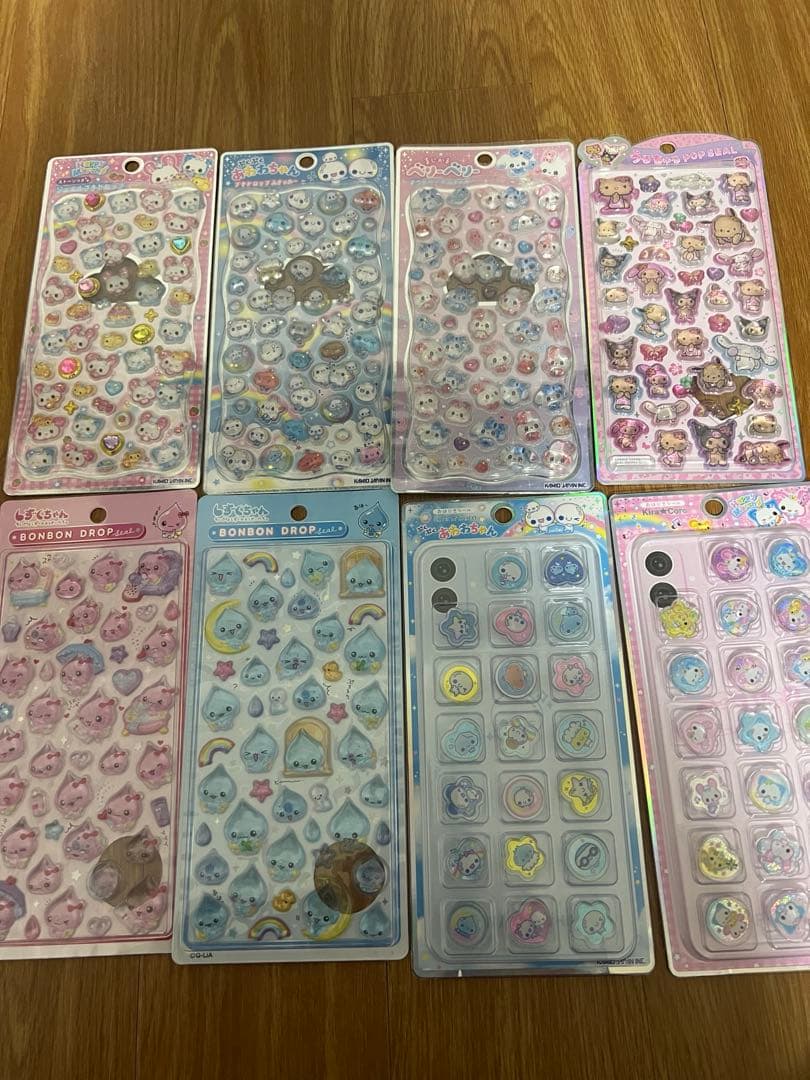 ボンボンドロップシール　うるちゅるポップシール　 おはじきシール　まとめ売り