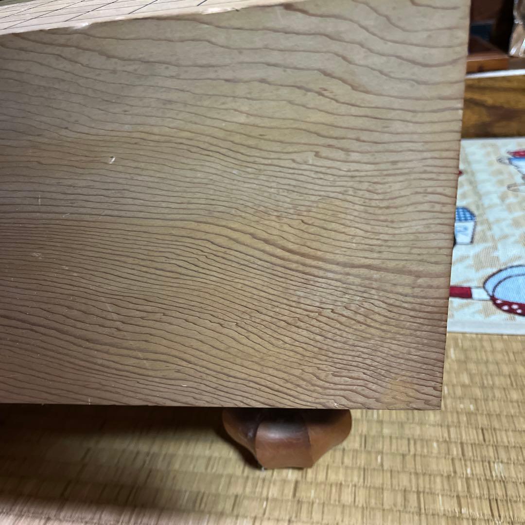 碁盤　碁石(那智の黒石、日向の蛤石) 足付き　へそ有り