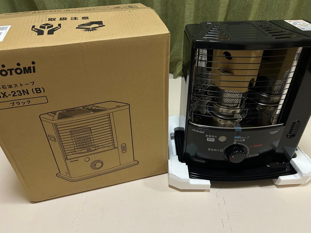 トヨトミ 灯油ストーブ ブラック　RSX-23N