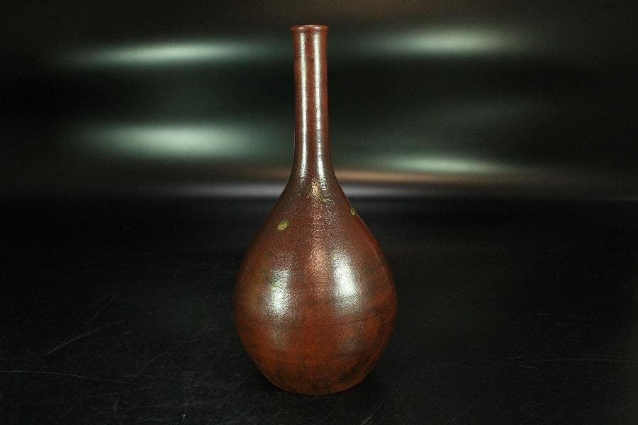 古備前 献上 徳利 江戸中期作 桂又三郎 識箱(K-A387)