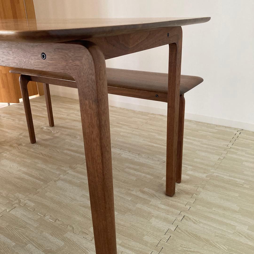 柊⭐︎ダイニングテーブルセット/家具の里/ウォールナット風