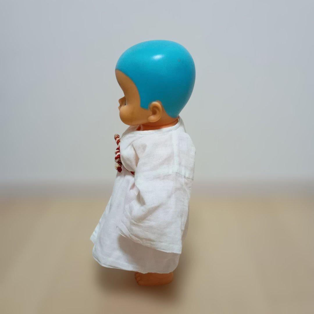 一休さん　ソフビフィギュア貯金箱　当時物希少　顔手足可動　昭和レトロ