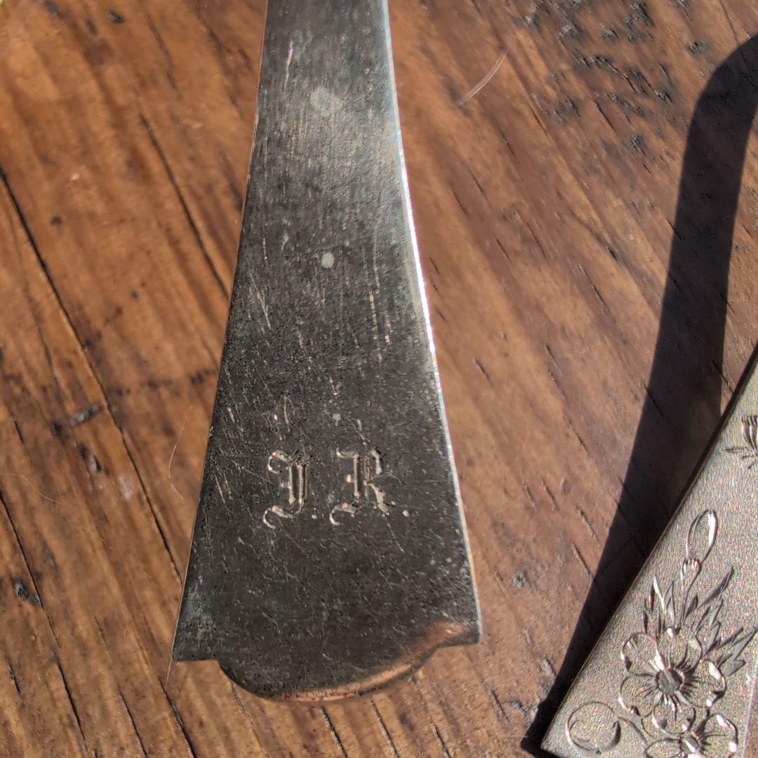 ドイツアンティーク　スプーン5本セット