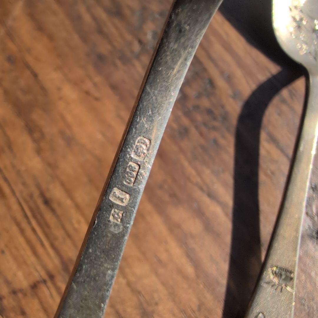 ドイツアンティーク　スプーン5本セット