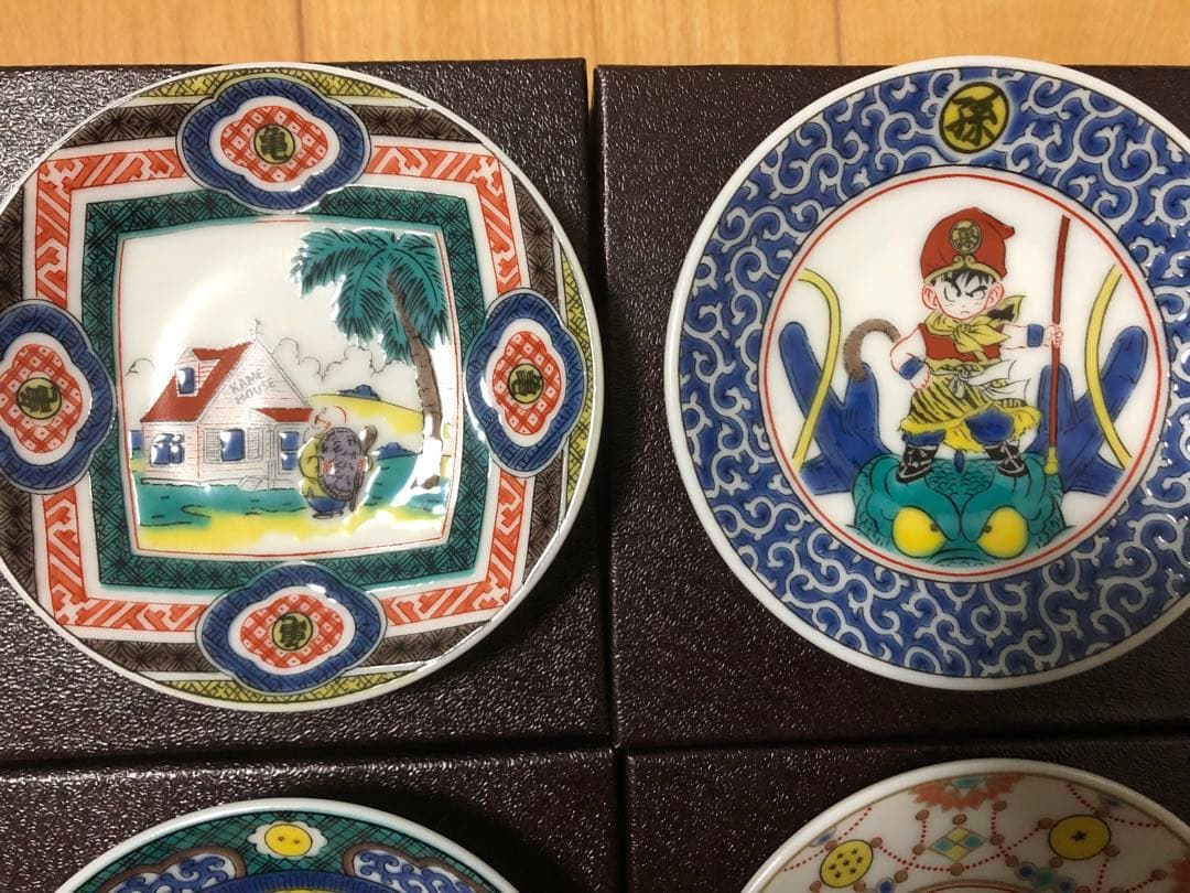 ドラゴンボール　九谷焼豆皿　６枚セット