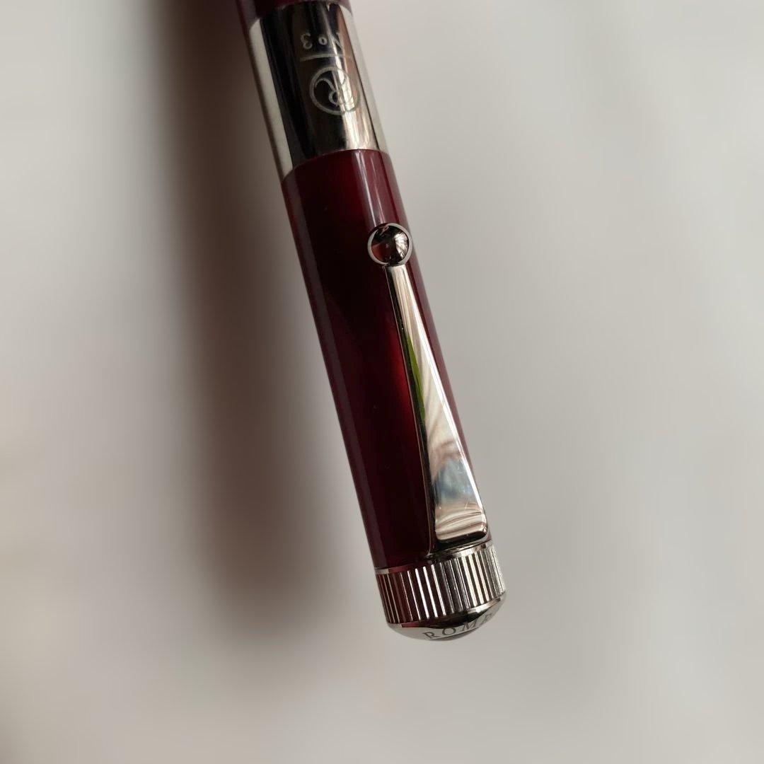 やまちゃんくん　ROMEO ボールペン 太軸イタリアンレッド　ケース付き