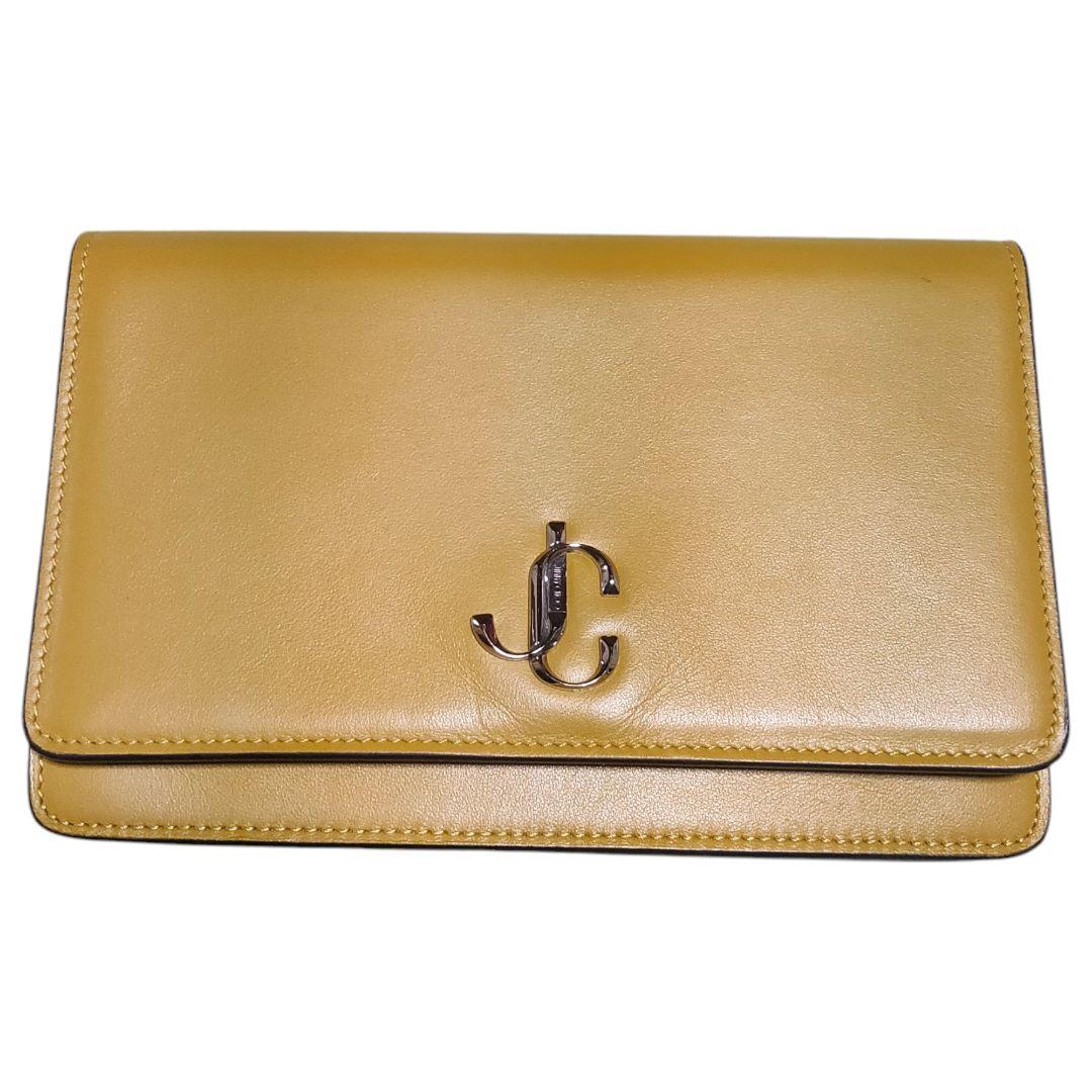 美品 ジミーチュウ ヴァレンヌ チェーン ショルダー パーティーバッグ カード