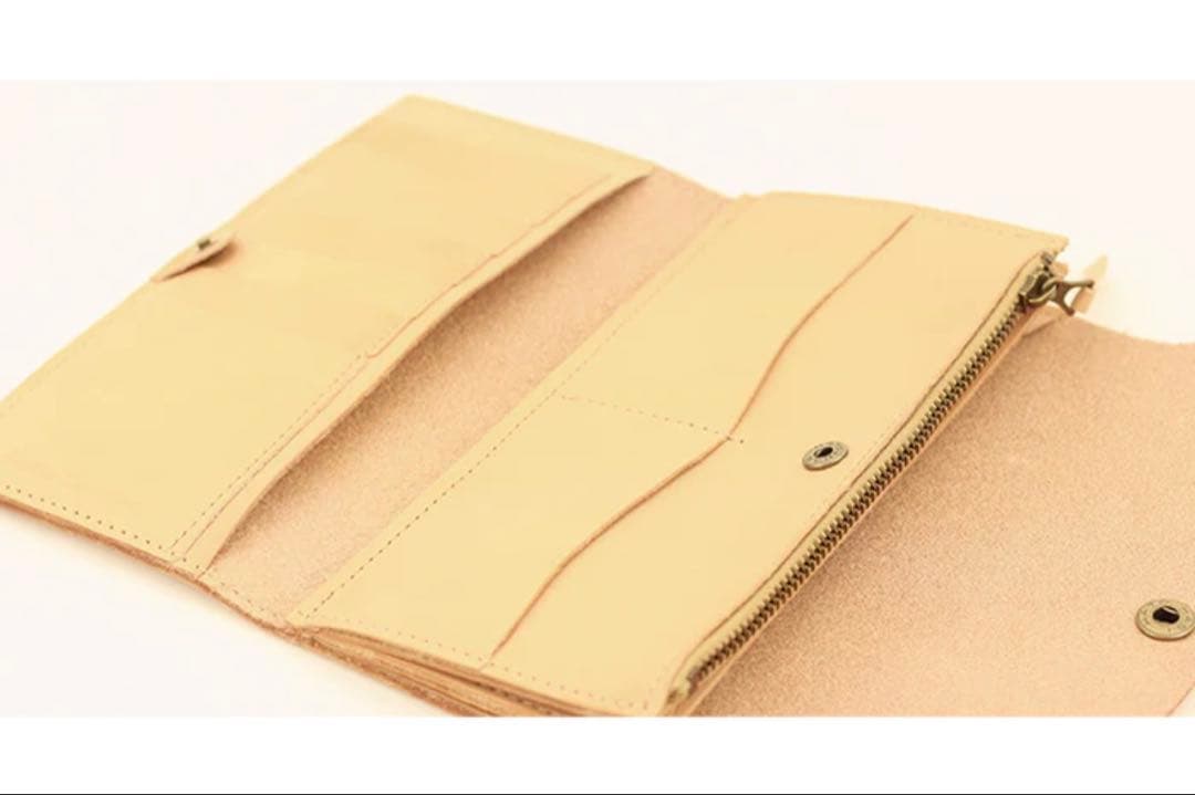 【新品未開封】Native Creation ヌメ革三つ折り長財布