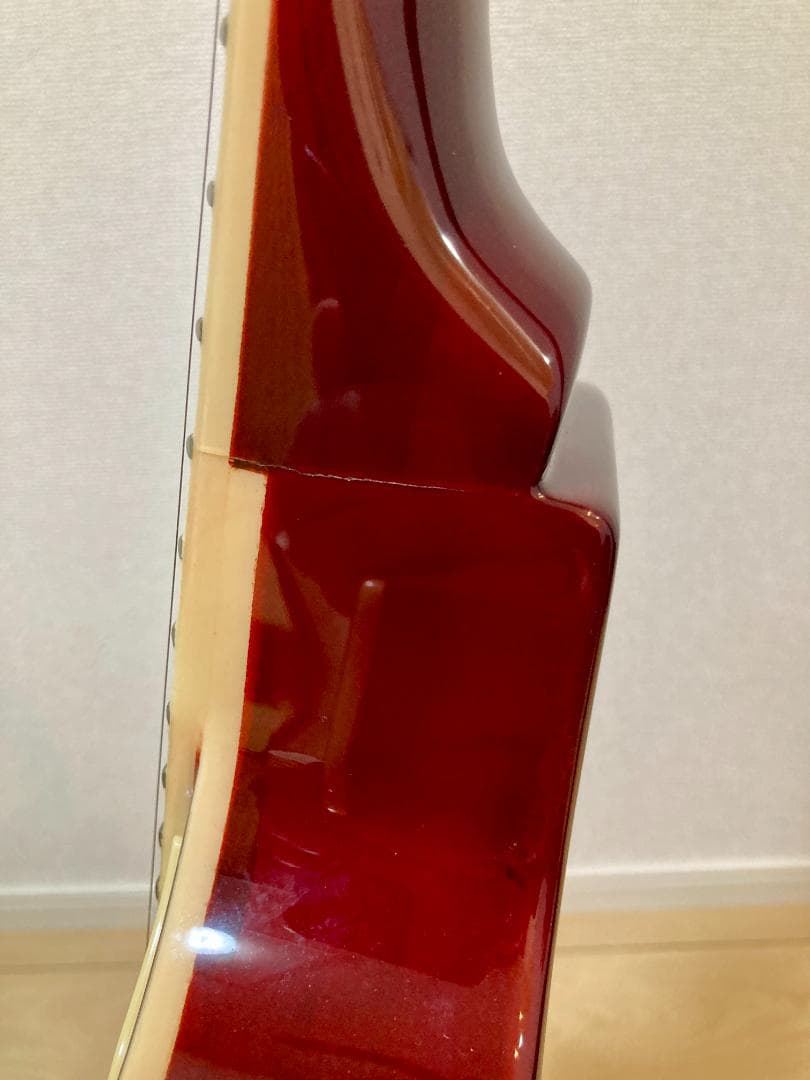 Maison レスポール　セットネック ギブソンヘッド ワインレッド　音出しOK