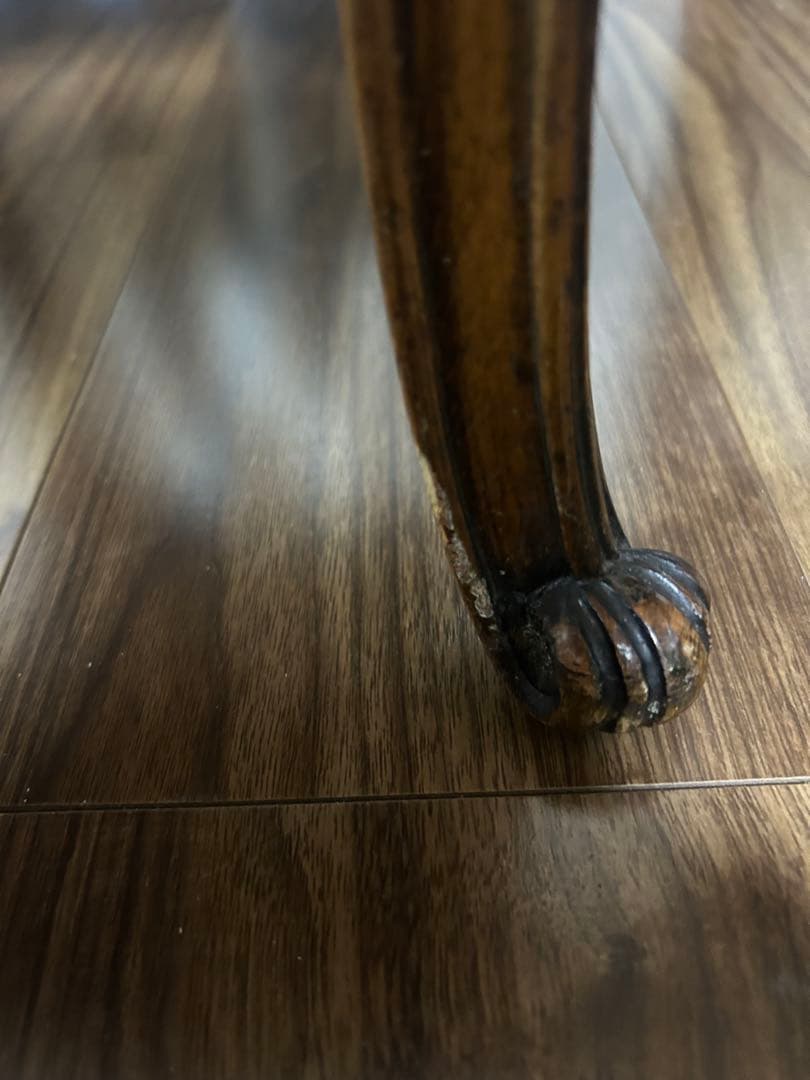 Medea アールヌーボー風 木製椅子 ブラウン4脚