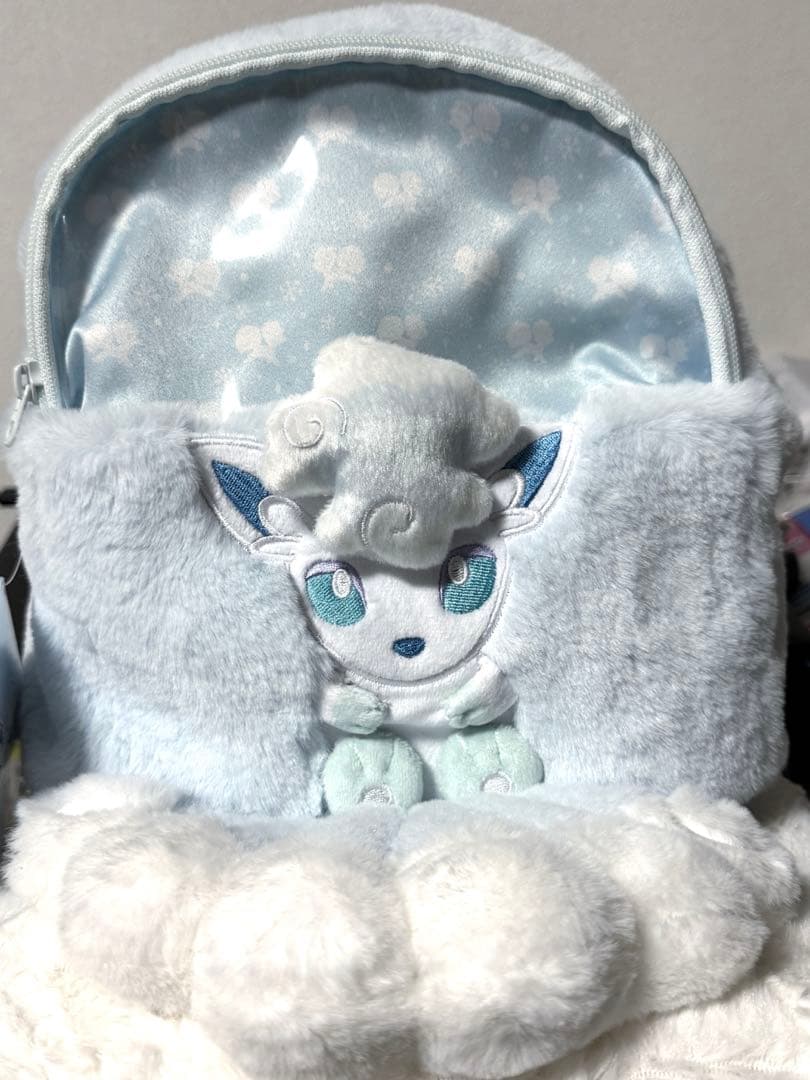 【即發送】中国限定 ポケモン アローラロコン ファーリュックサック 新品未使用