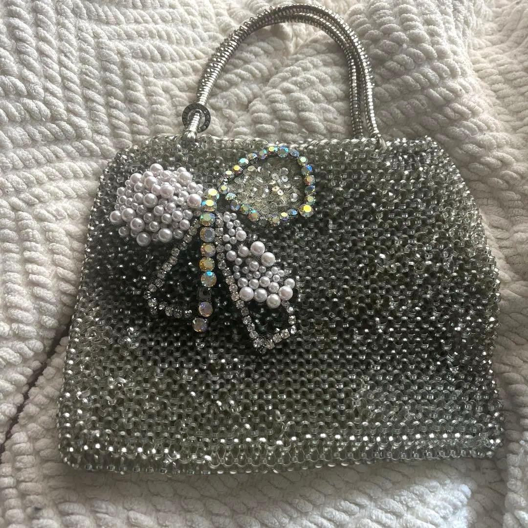 【アンテプリマ】リボンビジューバック