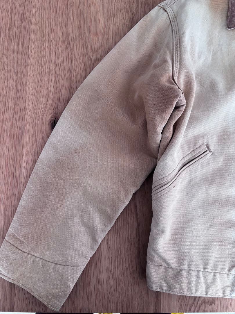 80s Carhartt デトロイトジャケット ベージュ