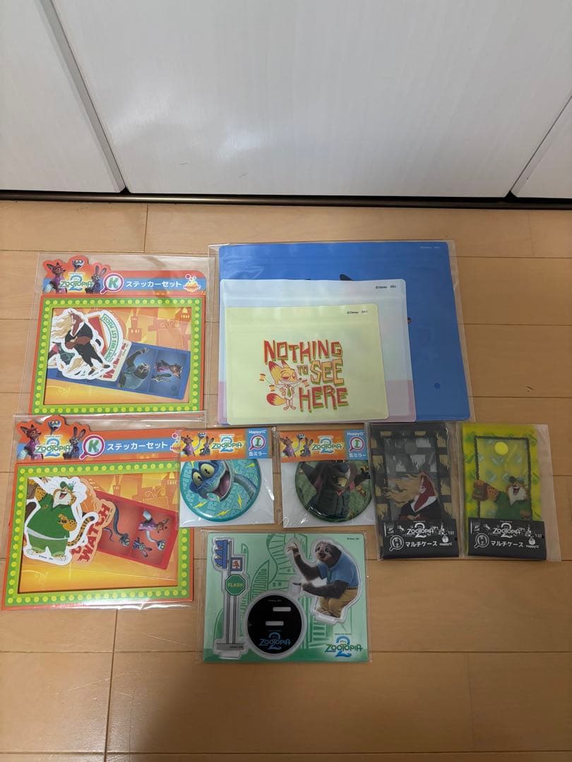 ズートピア2 ハッピーくじラストワン賞A賞フィギュアセット　ニック　おまけ付き