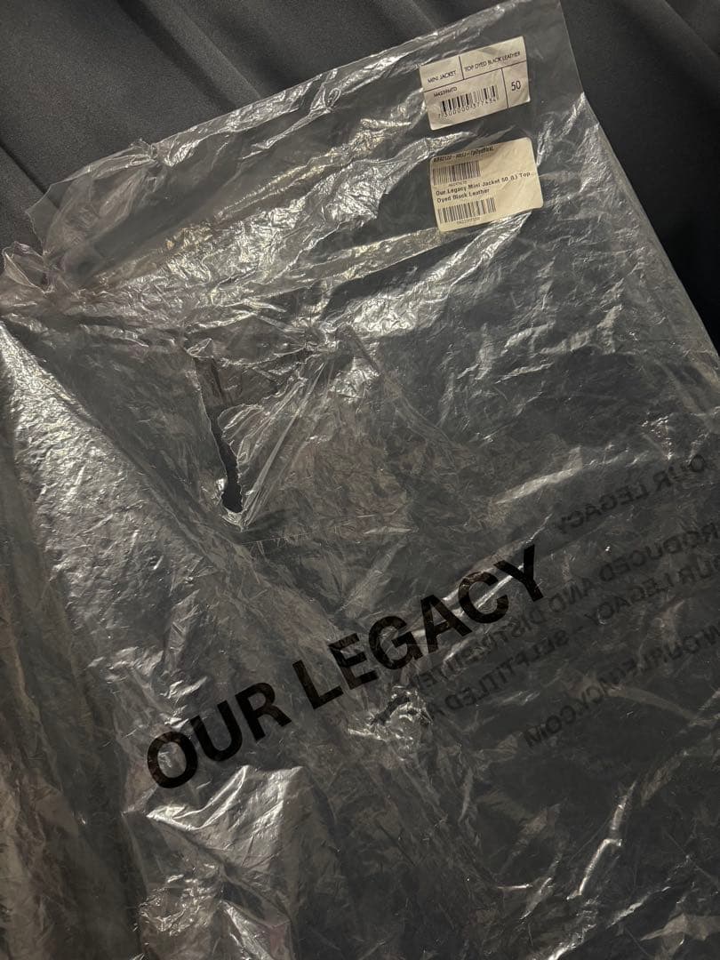 【新品未使用品】OUR LEGACY MINI JACKETレザージャケット50