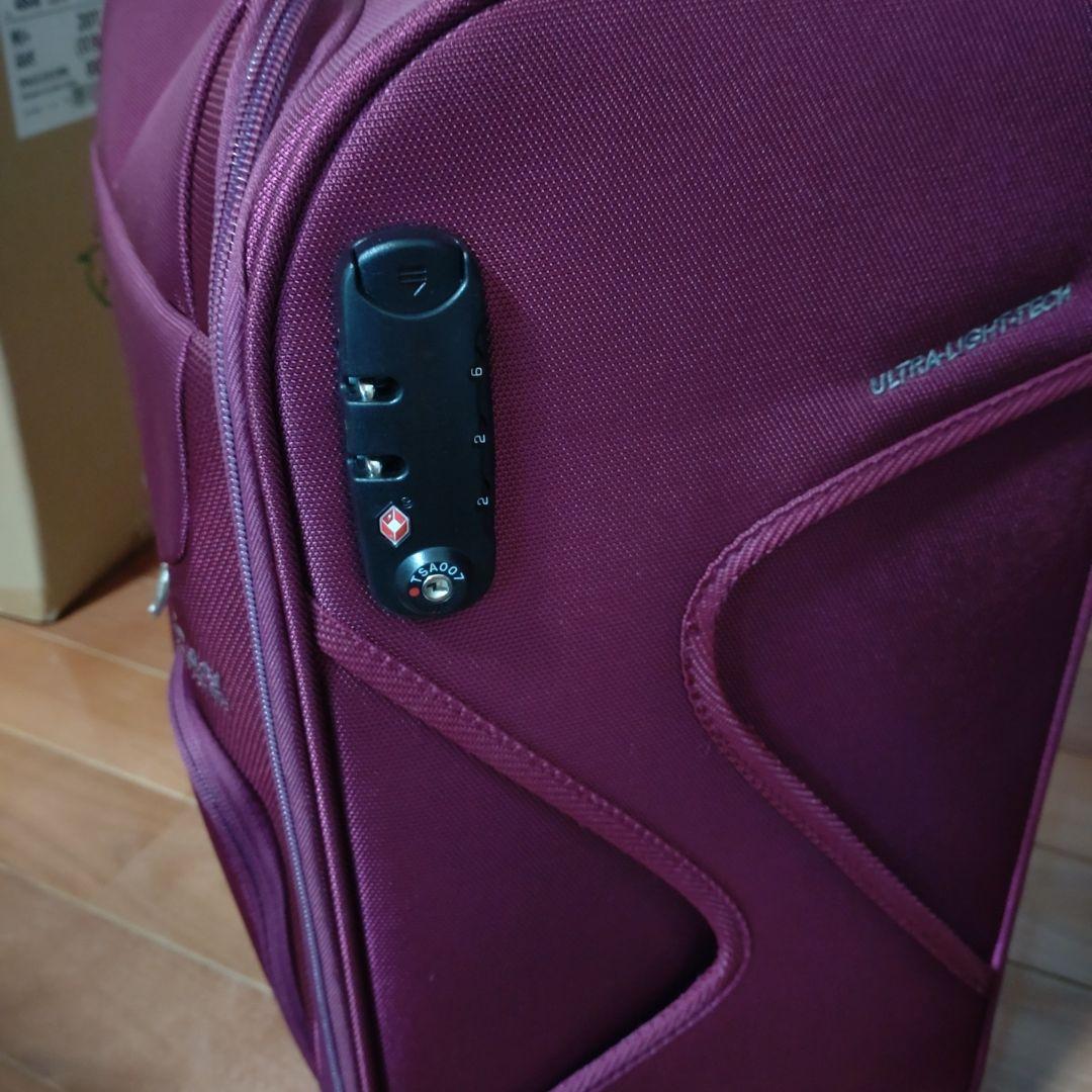新品AMERICAN TOURISTER バーガンディ キャリーカート　ボルドー
