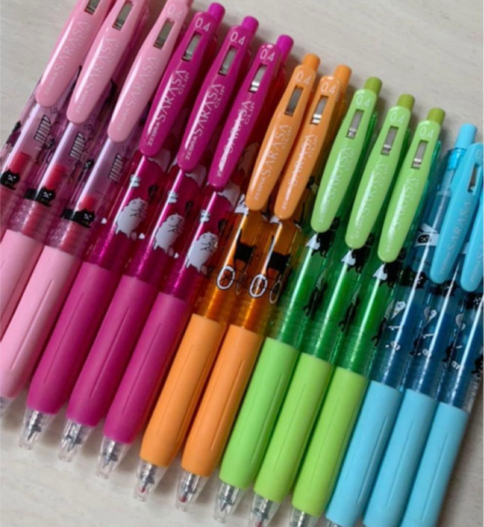 サラサクリップ　SARASA 【限定】チョコビット　猫　ねこ　ボールペン