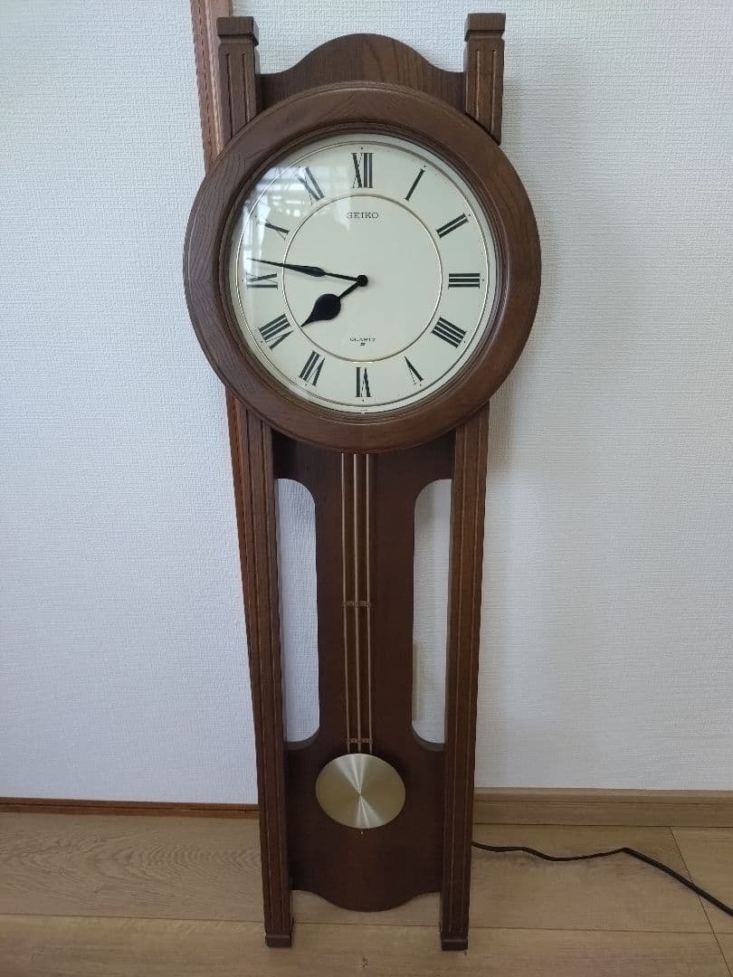 SEIKO セイコー　大型振り子時計 木製時計　飾り時計　壁掛け時計