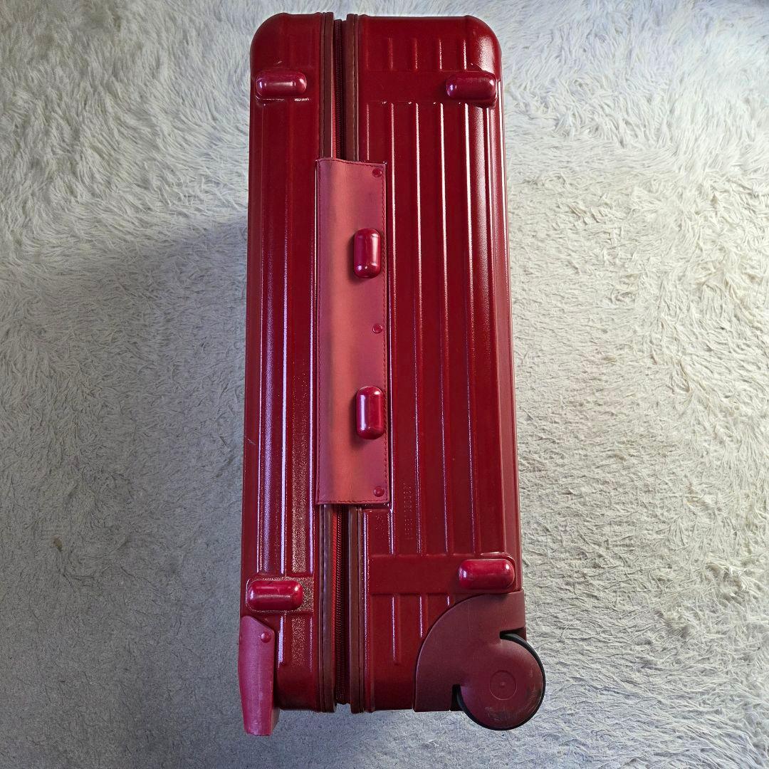 美品 希少 RIMOWA サルサ 63L キャリーケース レッド 855.63