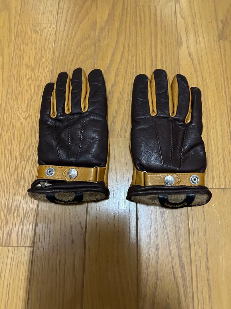 schott社製 本革ライダースグローブ（サイズL）