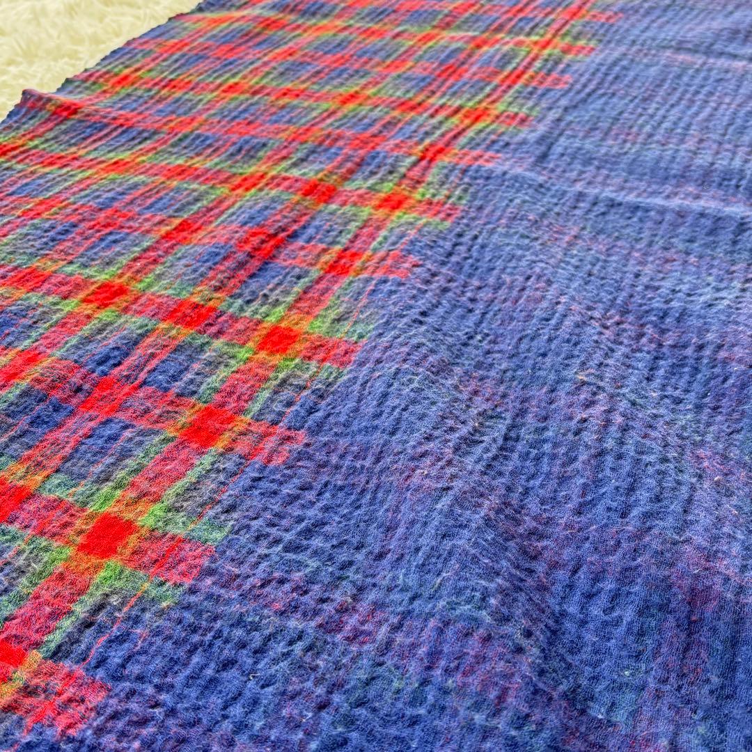 ヴィヴィアンウエストウッド 大判 ストール 刺繍 オーブ チェック