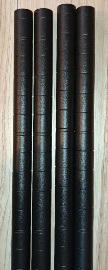 わ*！様 ルミナスノワール　ウッドシェルフ棚　7段　延長テンションポール　有孔ボ