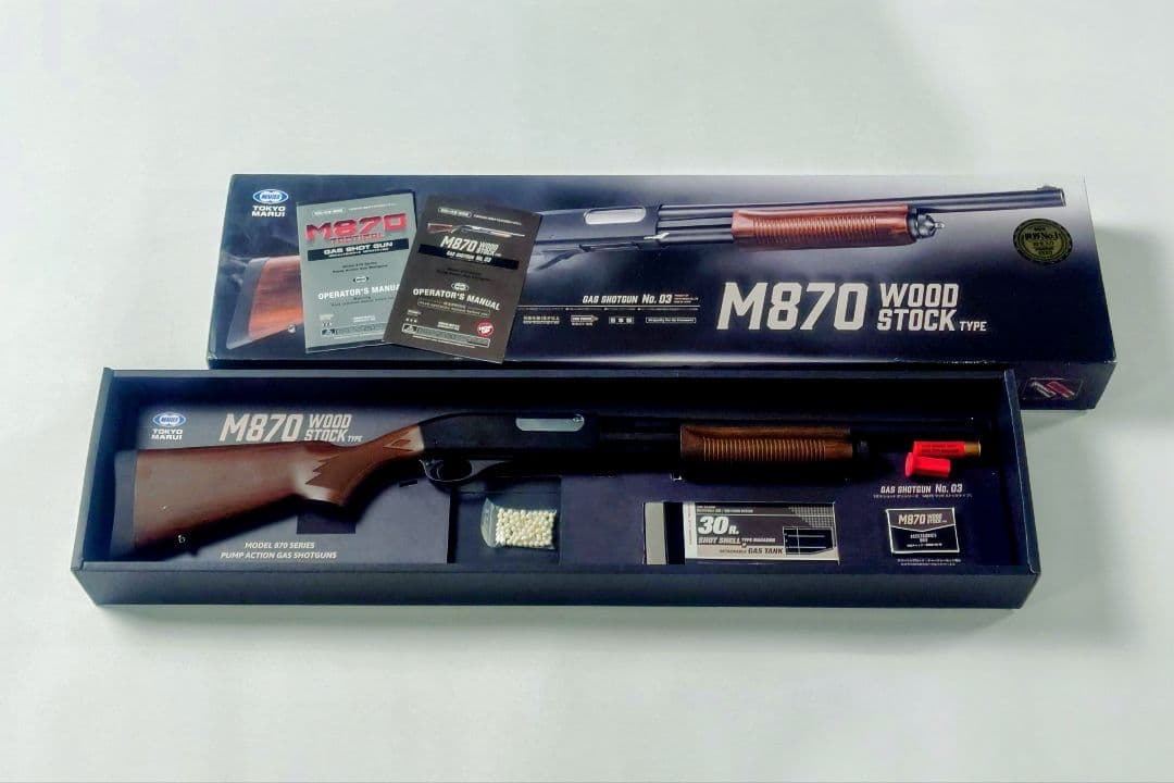 M870 WOOD STOCK TYPE ガスガン