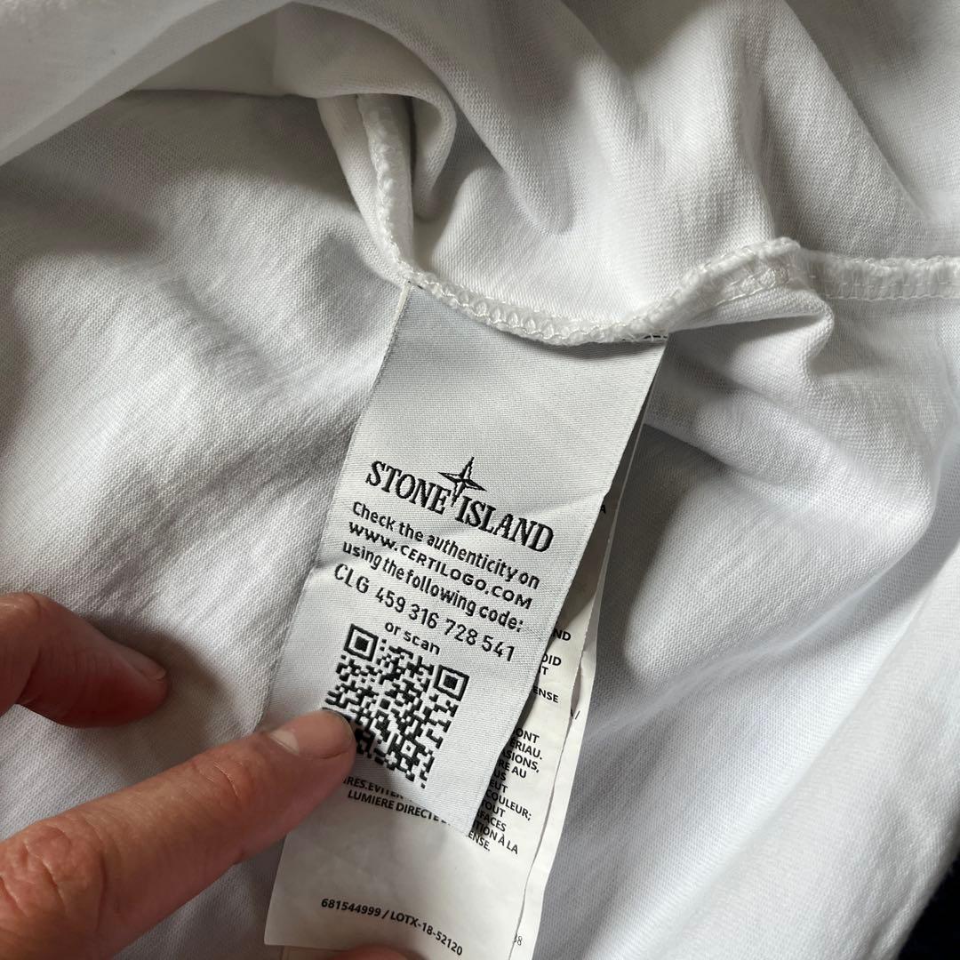 STONE  ホワイト Tシャツ　XL