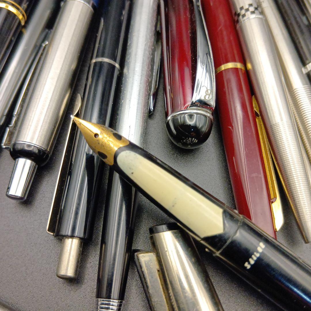 ボールペン 万年筆 シャープペン 14K含む SAILOR PARKER 52本