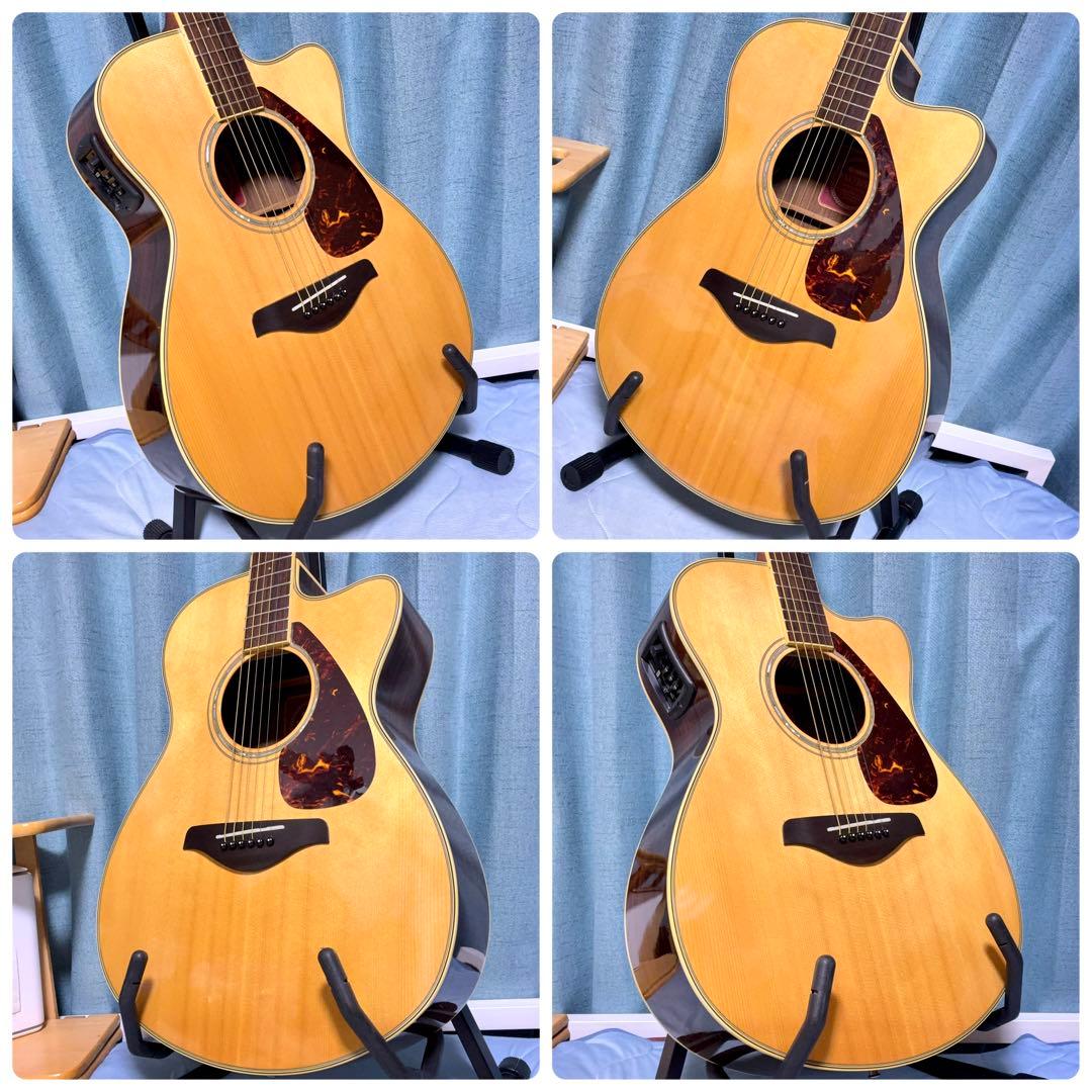 【牛骨☆エレアコ】ヤマハ！少し小ぶり！FSX730SC【弾き易く調整☆新品の弦】