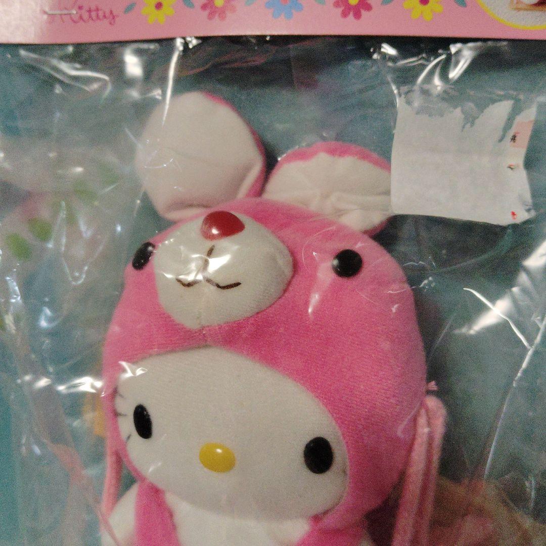 キティ　レトロ　ビンテージ　当時物　　ドアプレート　うさぎ　変身マスコット