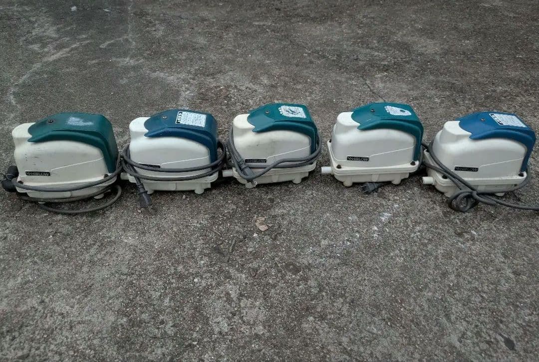 ジャンク①5台セット　 エアーポンプ テクノ高槻 XP-80 風量80L/min