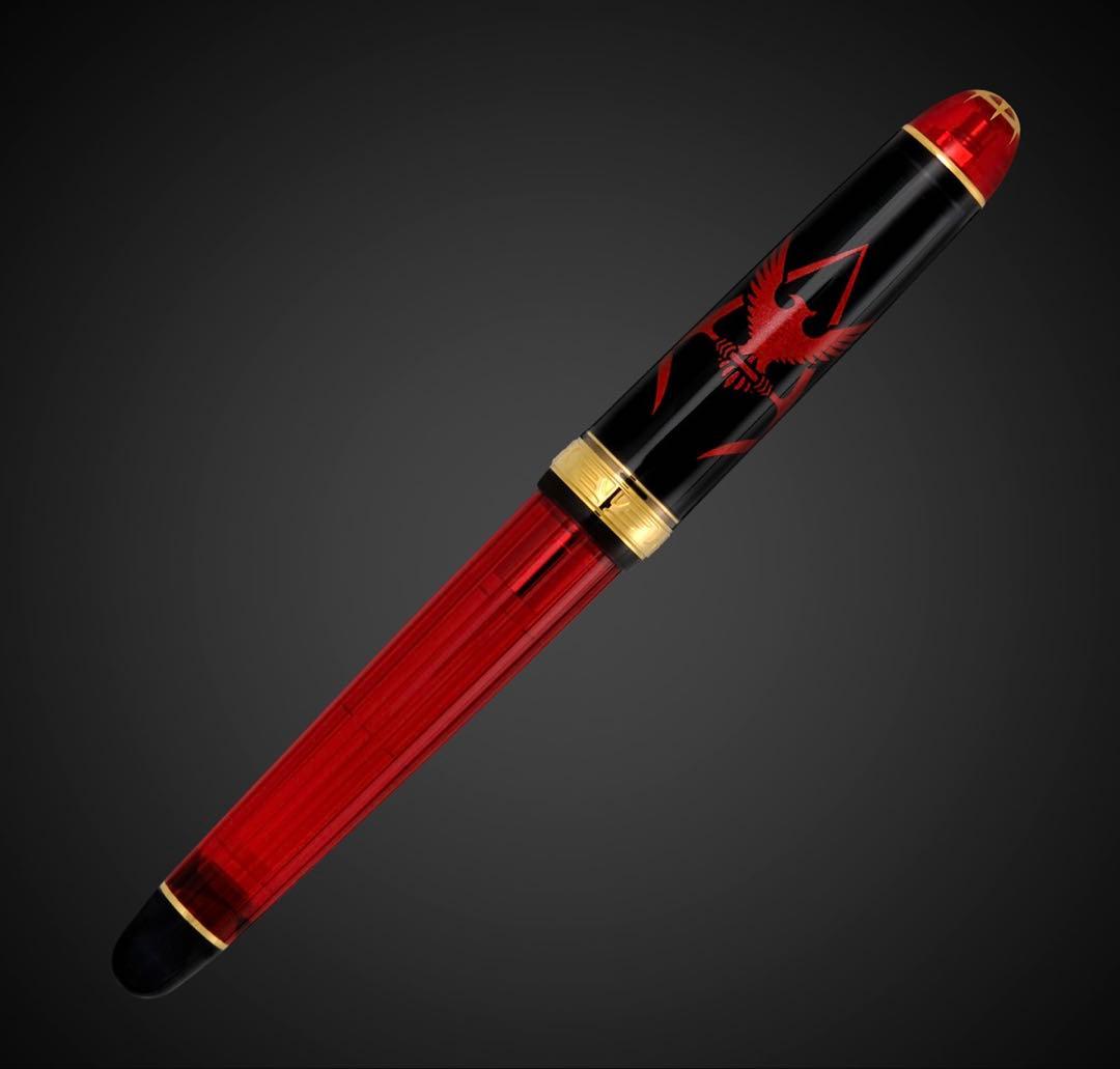 【新品】【未使用品】【匿名配送】シャア専用　シャアの万年筆　赤い彗星モデル