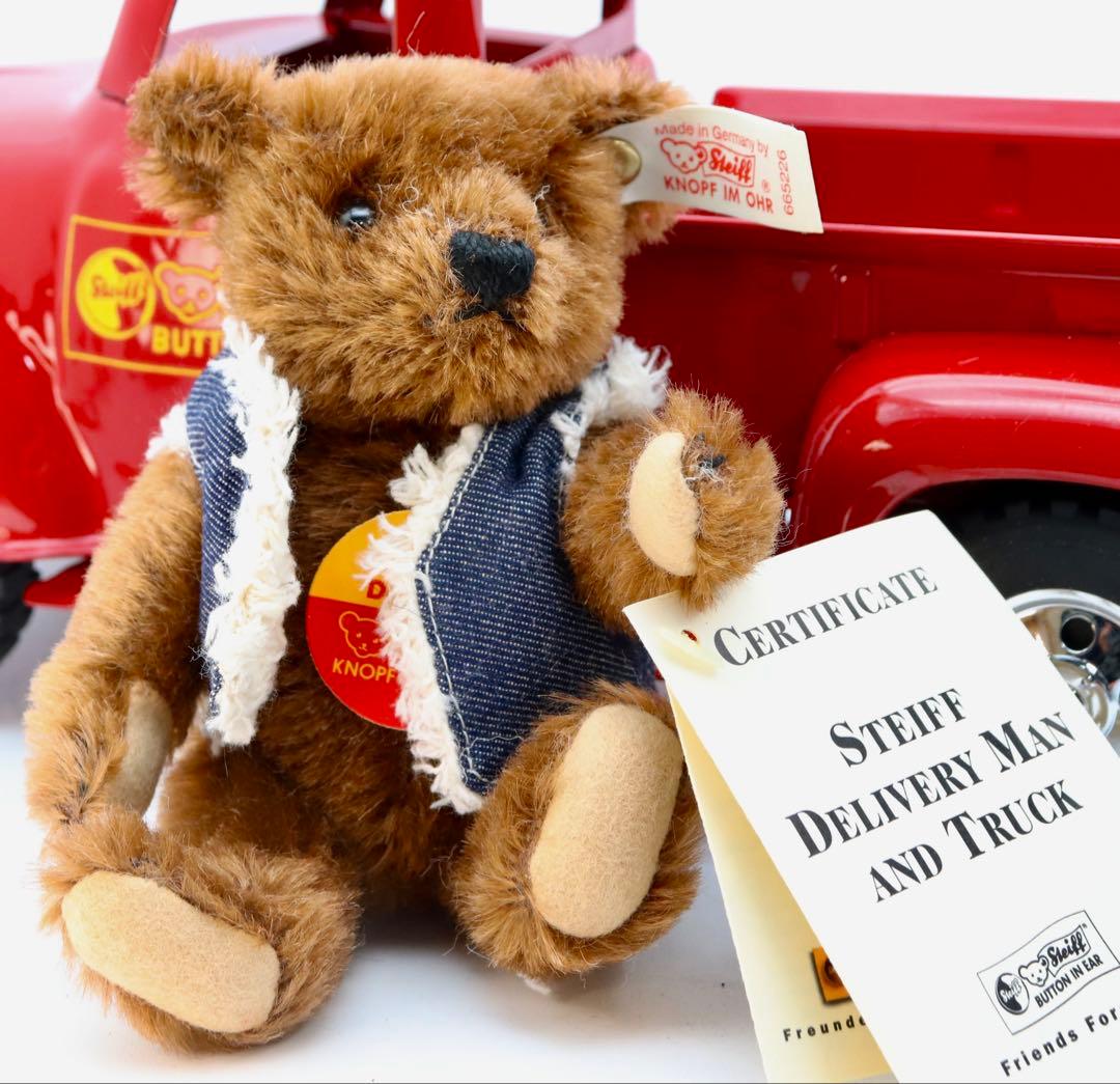 Steiff デリバリーマンとトラック U.S.A.1997年限定発売 新品