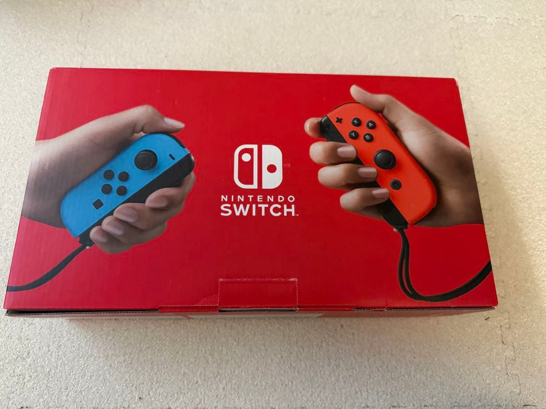 【美品】Nintendo Switch 本体 青/赤 Joy-Con付き