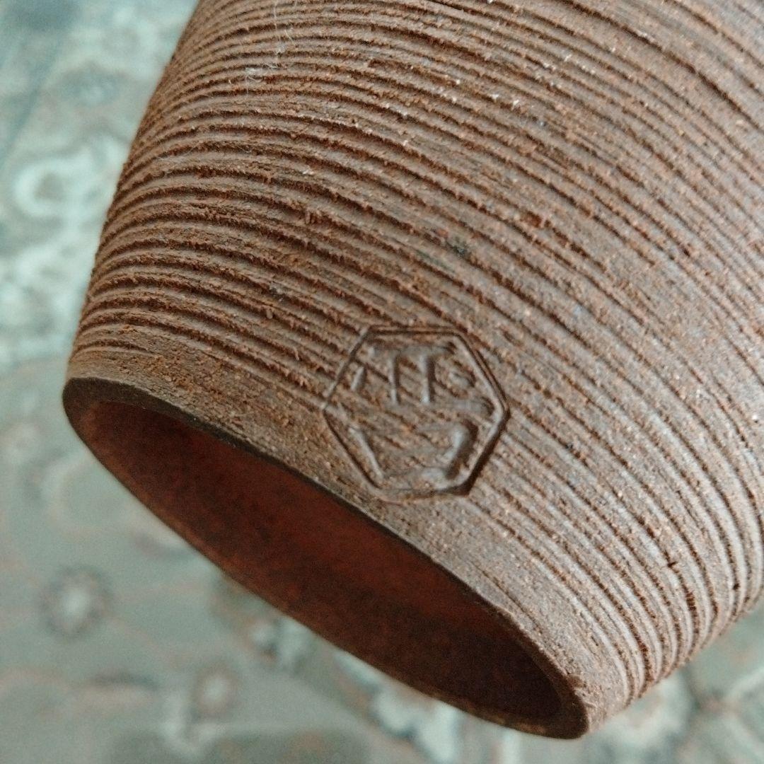 貴重中国骨董　南蛮焼花器花入れ在銘(晋)の国中国やベトナムなど東南アジアの焼き物